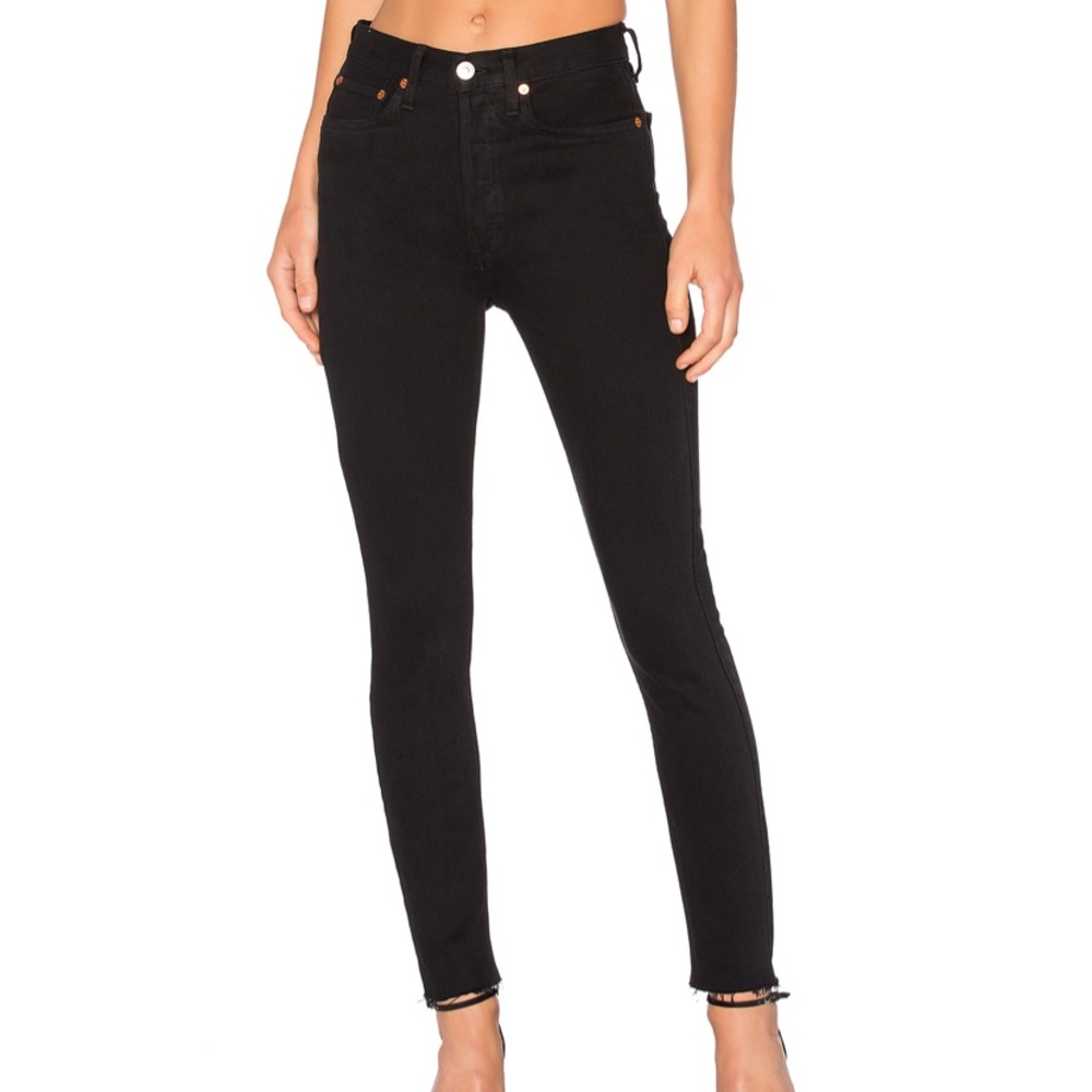 Comfort Stretch High Rise Ankle Crop - RE/DONE